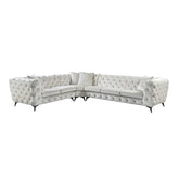 Atronia Beige Fabric Sectional Sofa Model LV01160 By ACME Furniture